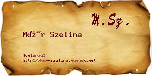 Már Szelina névjegykártya